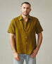 Men's Linen Shirt - Fir Green